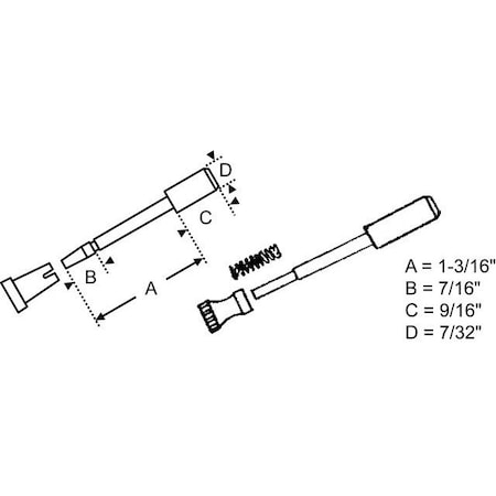 Strybuc 7/32in Plunger Aluminum 90-327